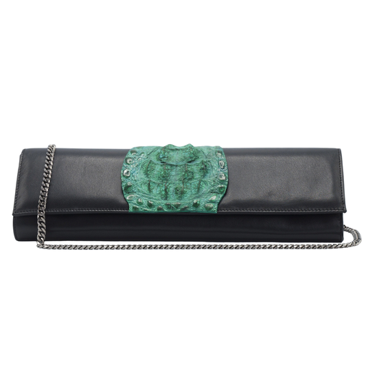 Kate Crocodile Clutch