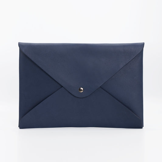 The Brody Attaché. Unisex, handcrafted, glovetanned Italian saffiano leather, Italian suede lining, snap closure, embossed logo stamp, with enough space for a tablet, iPad or other esscentials. Free shipping.
